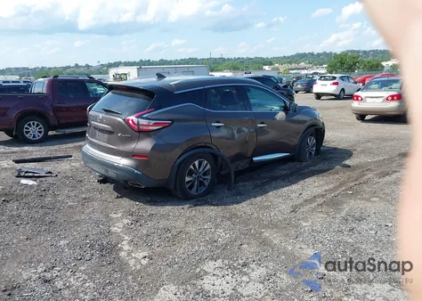 2017 Nissan Murano Sl из США, поврежденный, VIN 5N1AZ2MH9HN120380